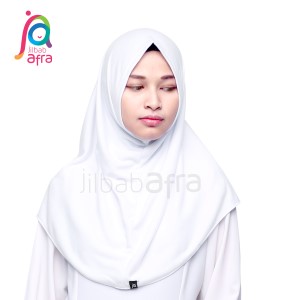 Jilbab Afra JAFR - Syifa 01 Putih